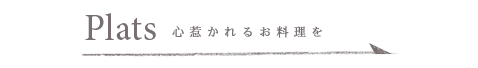 心惹かれるお料理を